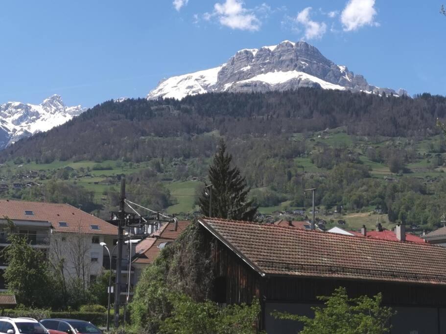 Super Appartement Cocooning Vu Mont Blanc Sallanches Eksteriør bilde